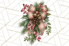 Vintage Farmhouse Christmas Decor PNG Product Image 5