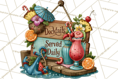 Lake Life Booze Clipart PNG Product Image 2