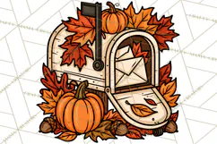 Cozy Fall Clipart PNG Autumn Harvest Illustrations Product Image 2