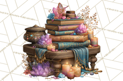 Witch Psychic Gothic Supernatural Clipart PNG Product Image 2
