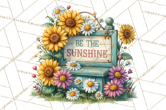 Heartfelt Inspirational Floral PNG Clipart Product Image 2