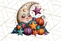 Halloween Floral Clipart PNG Spooky Flowers Images Product Image 2