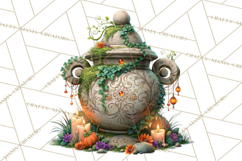 Halloween Graveyard Clipart PNG Product Image 2