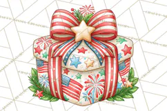 Multi Christmas Gifts Clipart PNG, Themed Wrapped Presents Product Image 3