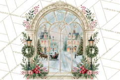 Christmas Through The Window PNG Clipart Product Image 3