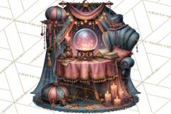 Witch Psychic Gothic Supernatural Clipart PNG Product Image 3