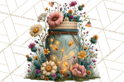 Small Town Summer Clipart PNG Scenes Product Image 3