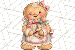 Gingerbread People Clipart, Gingerbread People Product Image 3