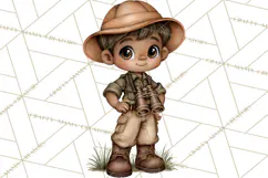 Safari Clipart African Animals Watercolor PNG Product Image 3