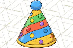 Birthday Party Clipart PNG Graphics, Birthday PNG Product Image 2