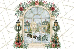 Christmas Through The Window PNG Clipart Product Image 4