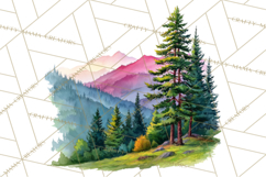 Watercolor Inspirational Landscape Backgrounds Product Image 3