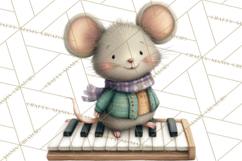 Mischievous Mouse Occupation Clipart PNG Product Image 3
