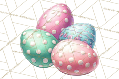 Easter Egg Hunt Clipart, Easter PNG, Sublimation Designs Product Image 3