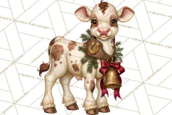 Western Christmas Clipart PNG, Cowboy Christmas, Rustic Product Image 4