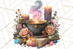 Witch Psychic Gothic Supernatural Clipart PNG Product Image 4