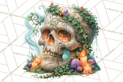 Halloween Graveyard Clipart PNG Product Image 4