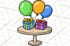 Birthday Party Clipart PNG Graphics, Birthday PNG Product Image 3