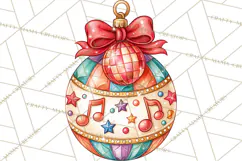 Multi Themed Christmas Ornament Clipart PNG Product Image 5