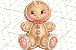 Gingerbread People Clipart, Gingerbread People Product Image 5
