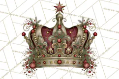 Christmas Circus Clipart, Vintage Christmas Circus PNG Product Image 5