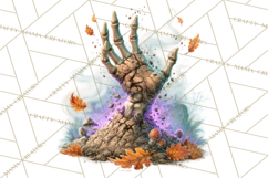 Halloween Graveyard Clipart PNG Product Image 5