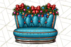 Christmas Retro Diner Clipart PNG 1950s Holiday Food & Decor Product Image 4