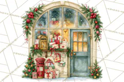 Christmas Through The Window PNG Clipart Product Image 5