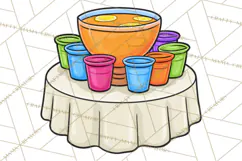 Birthday Party Clipart PNG Graphics, Birthday PNG Product Image 4