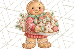 Gingerbread People Clipart, Gingerbread People Product Image 5