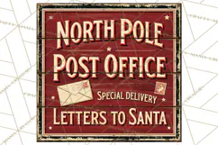 Vintage Christmas Signs Clipart PNG Product Image 5