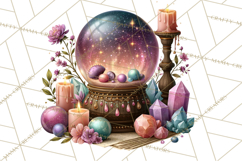 Witch Psychic Gothic Supernatural Clipart PNG Product Image 5