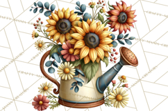 Inspirational Farmhouse Sunflower Clipart PNG Product Image 2