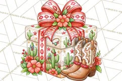 Multi Christmas Gifts Clipart PNG, Themed Wrapped Presents Product Image 2