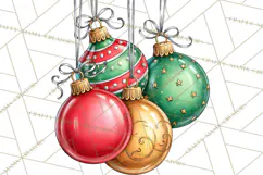 Christmas Cat Clipart PNG, Funny Kitten Christmas Product Image 2