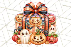 Multi Christmas Gifts Clipart PNG, Themed Wrapped Presents Product Image 3