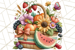 Small Town Summer Clipart PNG Scenes Product Image 3