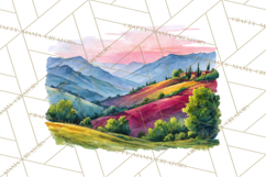 Watercolor Inspirational Landscape Backgrounds Product Image 2