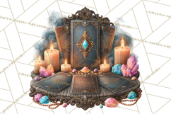 Witch Psychic Gothic Supernatural Clipart PNG Product Image 3