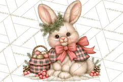Buffalo Plaid Christmas PNG Clipart Product Image 3
