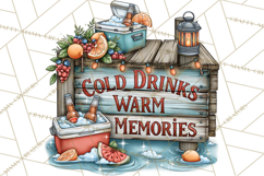 Lake Life Booze Clipart PNG Product Image 3