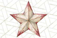 Vintage Farmhouse Christmas Decor PNG Product Image 4