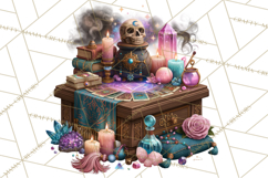 Witch Psychic Gothic Supernatural Clipart PNG Product Image 4