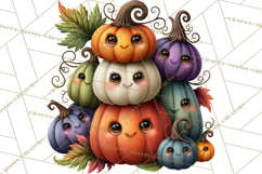 Halloween Floral Clipart PNG Spooky Flowers Images Product Image 4
