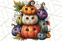 Halloween Floral Clipart PNG Spooky Flowers Images Product Image 4