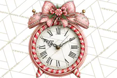Peppermint Christmas Treasures Clipart PNG, Candy Cane Product Image 4