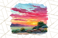 Watercolor Inspirational Landscape Backgrounds Product Image 3