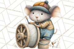 Mischievous Mouse Occupation Clipart PNG Product Image 3
