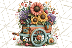 Small Town Summer Clipart PNG Scenes Product Image 4