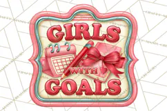 Girl Power Retro Diner Sign PNG Clipart Product Image 2